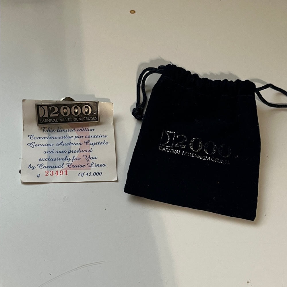Carnival Millennium Cruise Limited Edition Pin